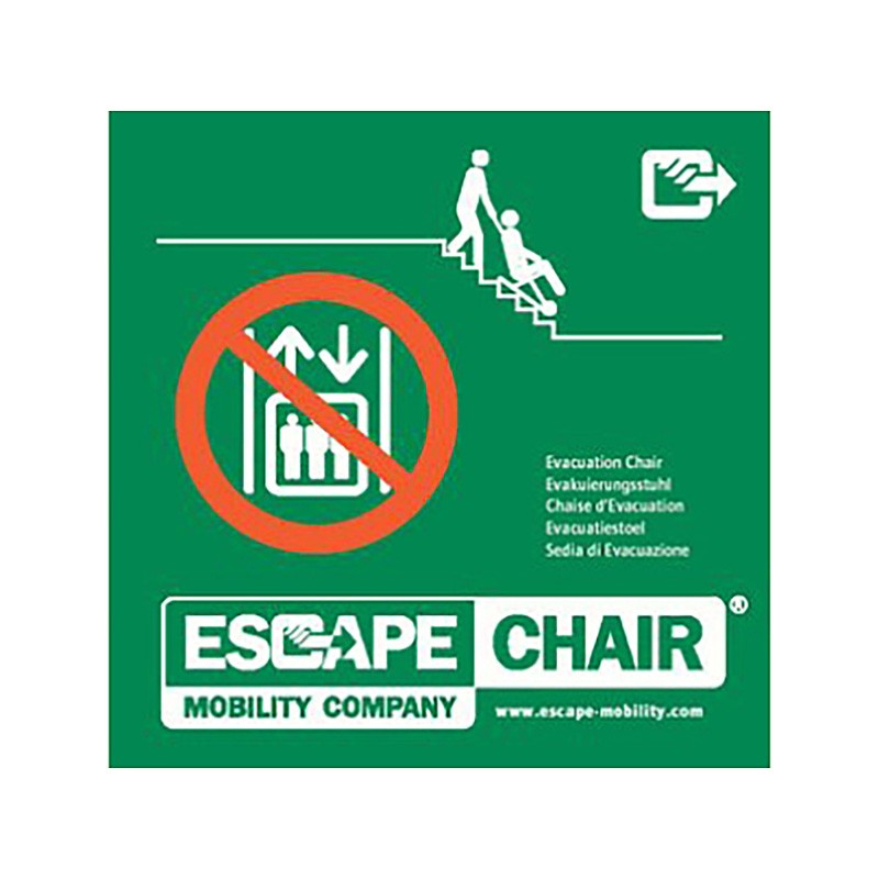 Hinweisschild Escape-Chair®