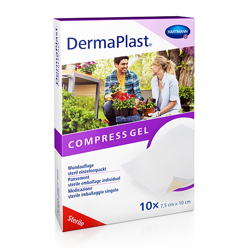 Wundkompresse Dermaplast® Compress Gel Steril 75 X 10 Cm 10 Stk 2895