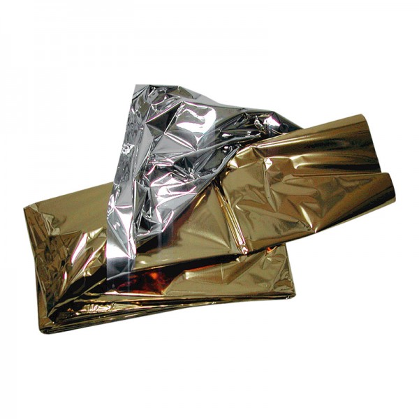 Couverture De Survie NORTH AMERICAN RESCUE - Coque Réfléchissante HRS, OD Vert, NEUF Surplus Militaire